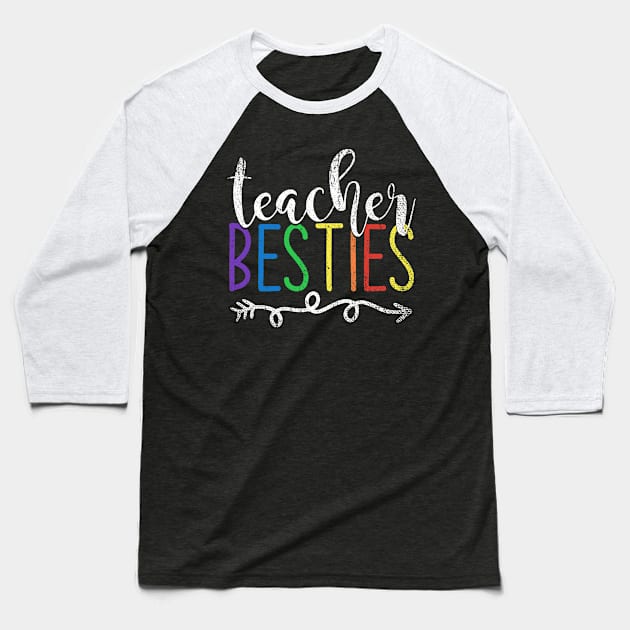 Teacher's Besties Student Teachers Baseball T-Shirt by ShirtsShirtsndmoreShirts